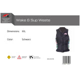 F2 Damen Prallschutz Weste Wake & Sup Weste S-XXL Größe wählbar Schwarz