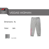 F2 Retro Vegas Jogginghose Ash Damen Grau - Größe wählbar