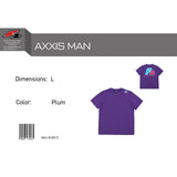 F2  Retro T-Shirt Axxis Plum Unisex Tshirt Lila - Größe wählbar