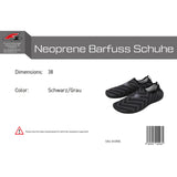 F2  Neopren Schuhe Barfuss Schuhe  38 Schwarz/Grau