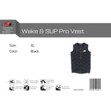 F2 Prallschutzweste Wake & SUP Pro Weste Schwarz - Größe wählbar