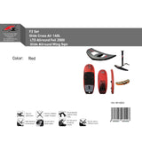 F2 Set Glide Cross Air 140L + LTD Allround Foil 2000 + Glide Allround Wing 5qm