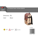 F2 Rucksack Townie  22L Farbe wählbar