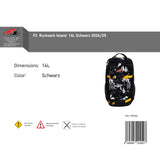 F2  Rucksack Island  14L Schwarz