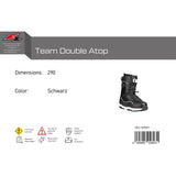 F2 Herren Snowboard Softboots Team Double Atop Größe wählbar Schwarz