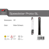 F2 Snowboard Speedster Proto SL Race Größe wählbar Silber/Schwarz 2024/25