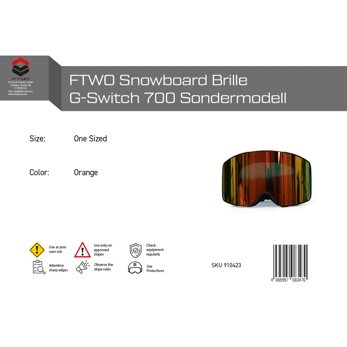 Top Marken Snowboard-/Ski Brillen - Sale - Modelle wählbar