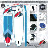 F2 Marken Stand Up Paddle Board OCEAN LTD Rot SUP Board Only  11'5 350cm