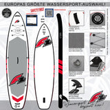 F2 SUP Stand Up Paddle Board Star - Größe/Farbe wählbar