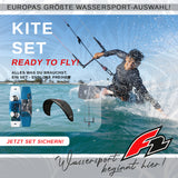 F2 Set Kite Bullit + Kiteboard Stride + Control Bar - Komplettset Größen wählbar