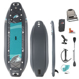 F2 Kajak Set Drift Aufblasbar 335cm Grün inkl. Elektro Finne