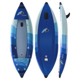 F2 Kajak Set Wave 1 Sitzer Aufblasbar 300cm Blau inkl. Elektro Finne