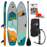 F2  SUP Stand Up Paddle Board Glide WS 10'2''/10'8"/11'7" wählbar Petrol