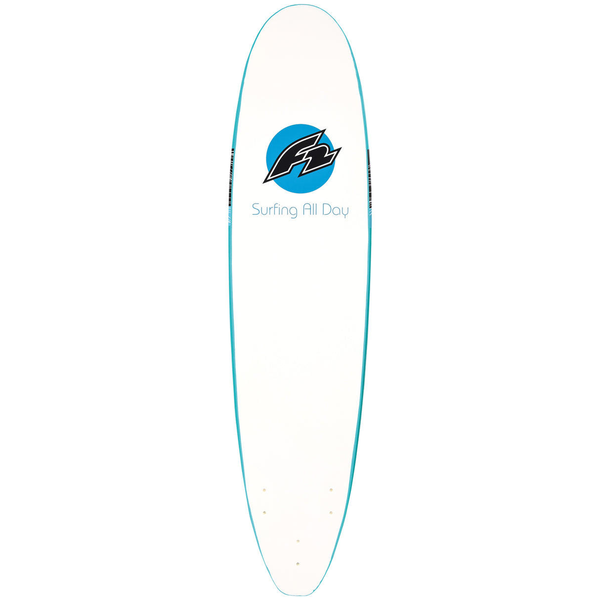 F2 Wellenreiter Softboard 6'6"/8'0" wählbar Türkis