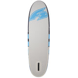 F2 Inflatable Surf Board Mini Malibu Air 6'0''/7'0"/8'0" wählbar Blau