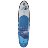 F2 Inflatable Surf Board Mini Malibu Air 6'0''/7'0"/8'0" wählbar Blau