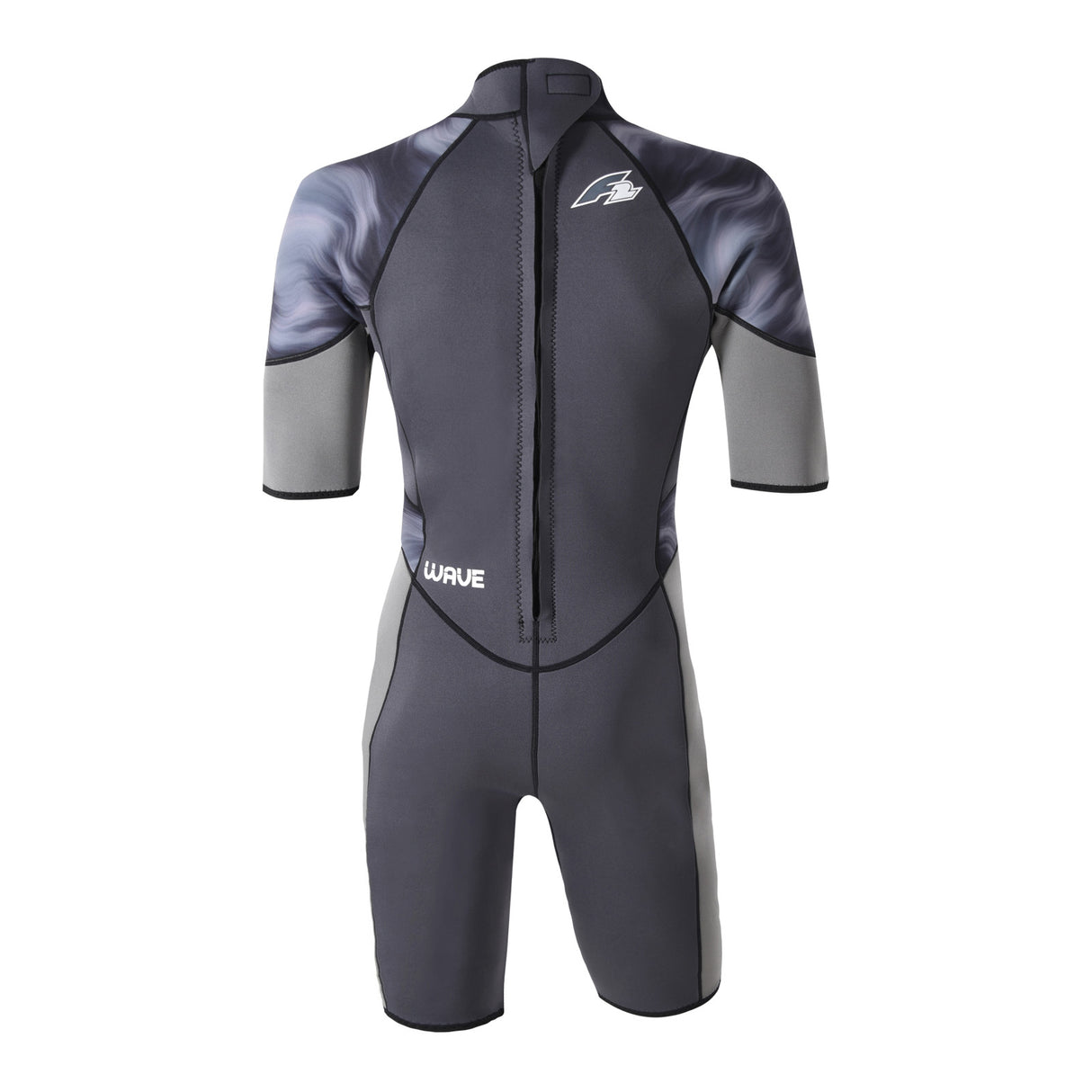 F2 Herren Neopren Anzug Wave Shorty 2,5mm XS-XXL Größe wählbar Anthrazit