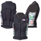 F2 Damen Prallschutz Weste Wake & Sup Weste S-XXL Größe wählbar Schwarz
