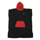 F2 Poncho Surf- Bade- Frottee Poncho Dryrobe Handtuch Modell wählbar Schwarz