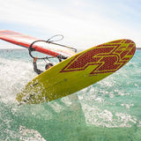 F2 Windsurfboard Rave Pro 90-110L Größe wählbar Gelb/Rot