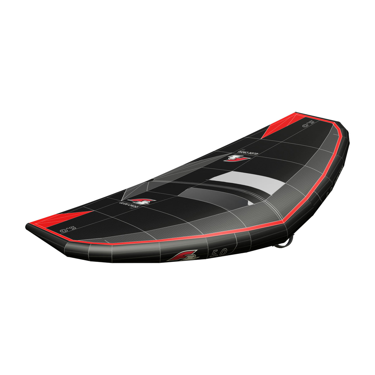 F2 Wing Glide Cross  Stiff Handle 3,5-7,5qm Größe wählbar Schwarz