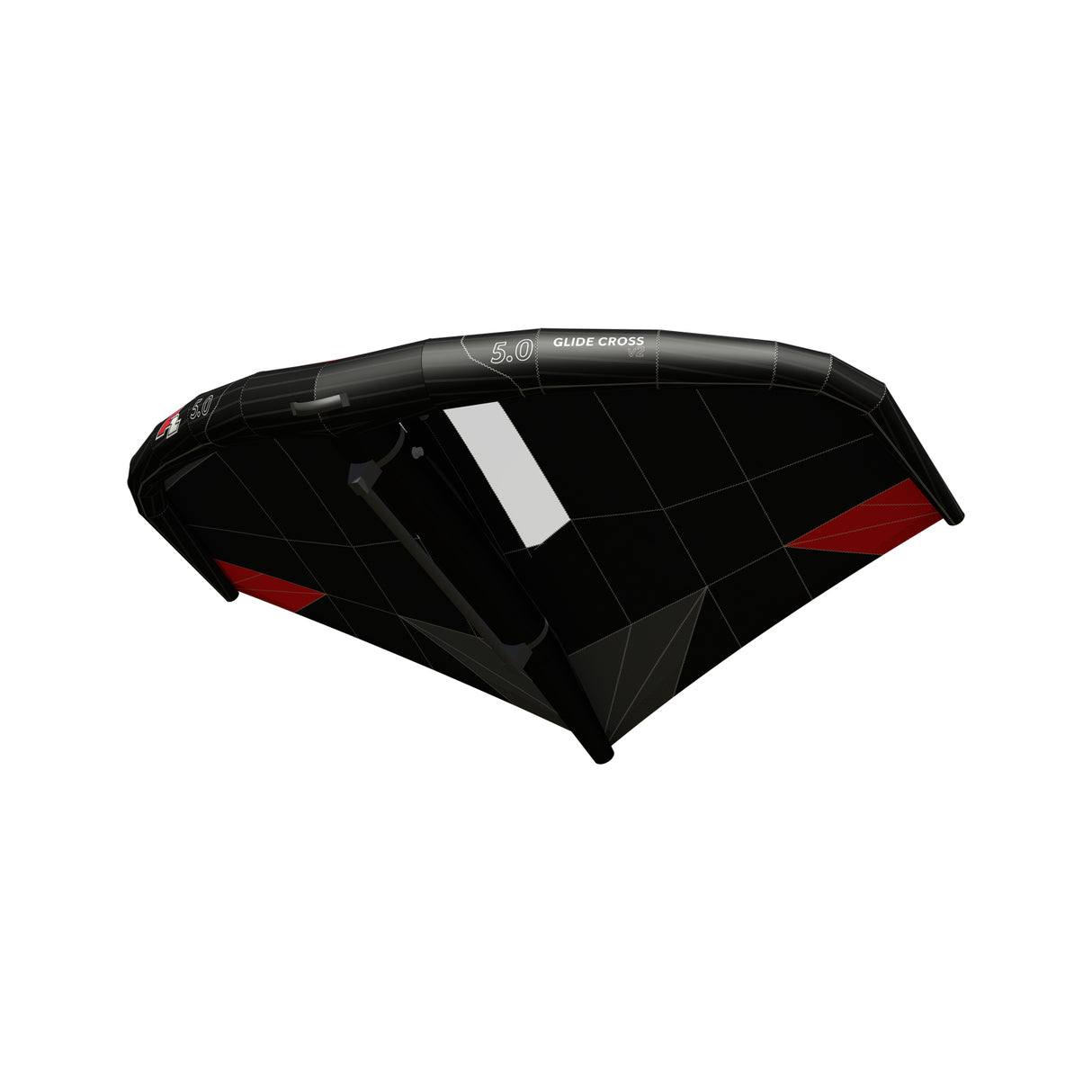 F2 Wing Glide Cross  Stiff Handle 3,5-7,5qm Größe wählbar Schwarz