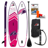 F2  Stand Up Paddle Board AXXIS - Damen SUP Größe wählbar Pink