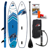 F2  Stand Up Paddle Board AXXIS WS Windsurf SUP Größe wählbar Blau