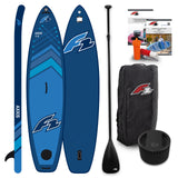 F2  Stand Up Paddle Board AXXIS SMART SUP mit E-Pumpe Größe wählbar Navy