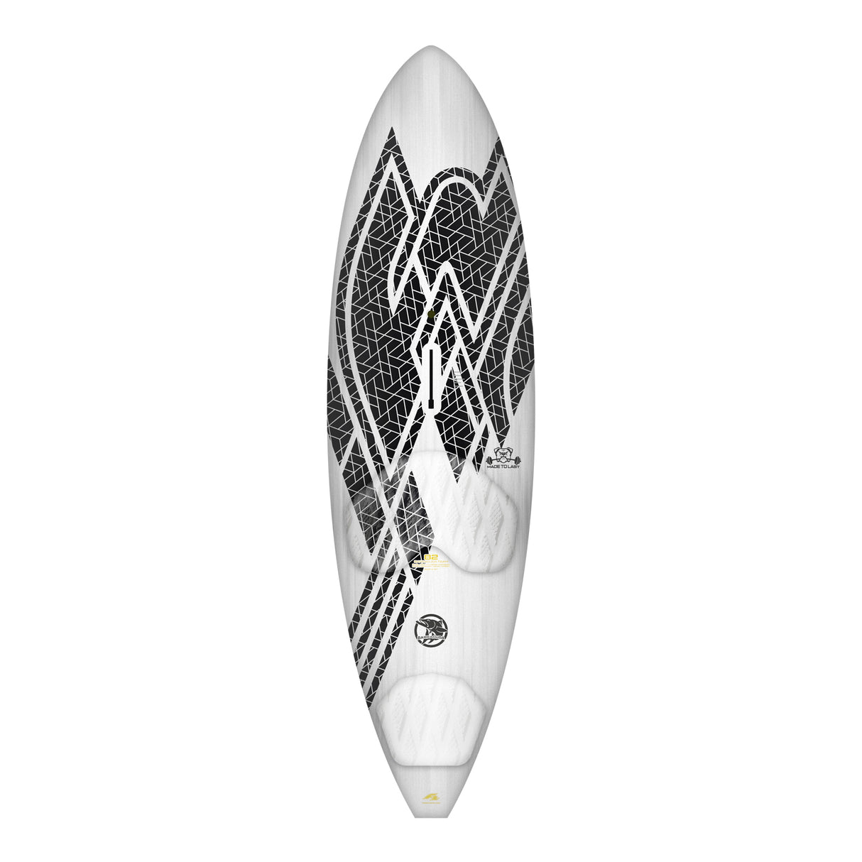F2 Windsurfboard Wave Comp 68L-98L Weiss - Größe wählbar
