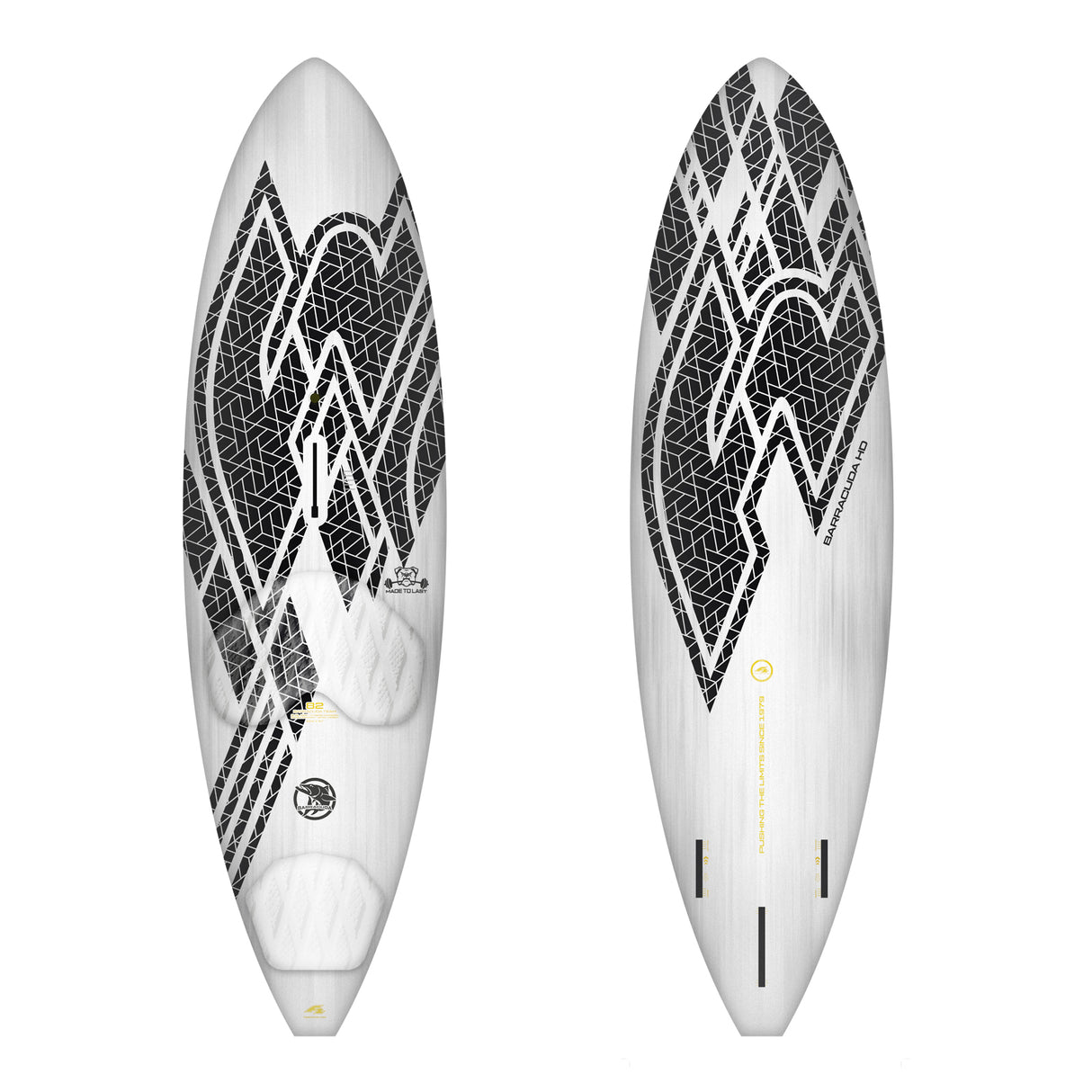 F2 Windsurfboard Wave Comp 68L-98L Weiss - Größe wählbar