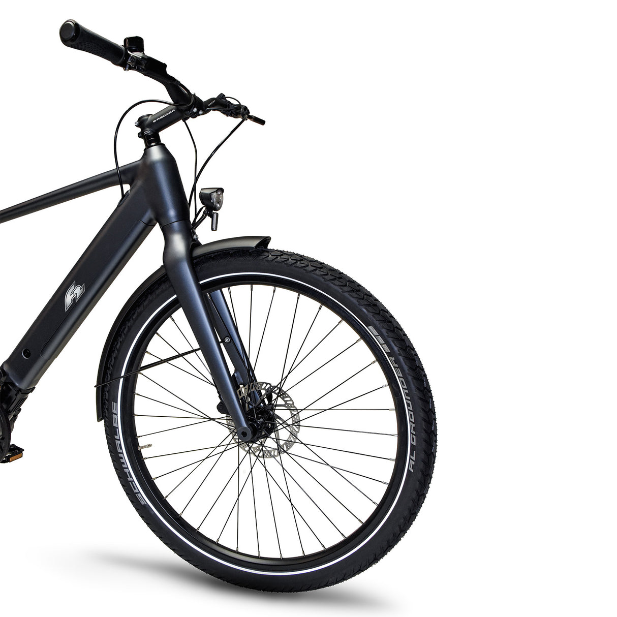 F2  E-Bike Touring Citysurfer Premium Pedelec 18,5kg 27,5" Schwarz