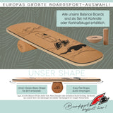 F2 Kork Balance Boards Balance Training Board Only - Modell wählbar