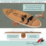 F2 Kork Balance Boards Balance Training Board Only - Modell wählbar