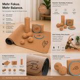 F2 The Ultimate - Yoga Set 8-teilig viel Zubehör wie Yoga Matte, Korkbälle uvm.