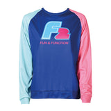 F2 Retro Watershirt Plum Damen Funktionsshirt Wassersport Lila - Größe wählbar