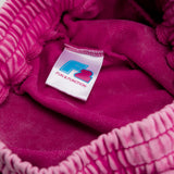 F2 Retro Silberpfeil Shorts Magenta Stonewashed Damen Sweatshorts - Größe wählbar