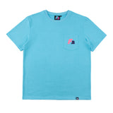 F2  Retro T-Shirt Xantos Aqua Unisex Tshirt Blau - Größe wählbar