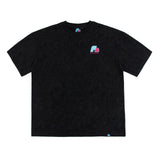 F2 Retro T-Shirt Strato Black Stonewashed Unisex Tshirt Schwarz - Größe wählbar