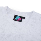 F2 Retro T-Shirt Strato White Stonewashed Unisex Tshirt Weiss - Größe wählbar