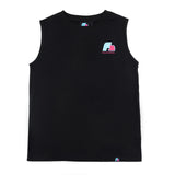 F2 Retro Muskelshirt Ride Herren Tshirt Ärmellos Schwarz - Größe wählbar