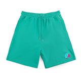 F2 Retro Silberpfeil Shorts Oceangreen Sweatshorts Türkis - Größe wählbar