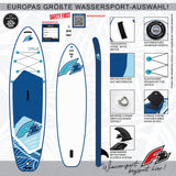 F2 SUP Stand Up Paddle Board Drive Weiss - Größe wählbar