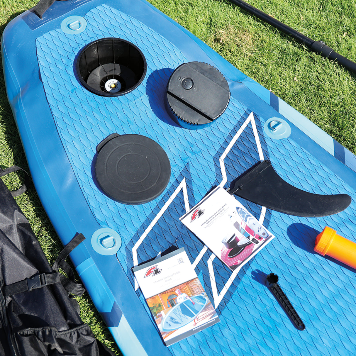 F2  Stand Up Paddling Smart Box Pump SUP 180mm Schwarz