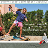 F2 Balance Board Surfline Board Slackline Training 105x27,5cm Farbe wählbar