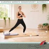 F2  Balance Board Core Pro Pilates Trainer  145cm Lila