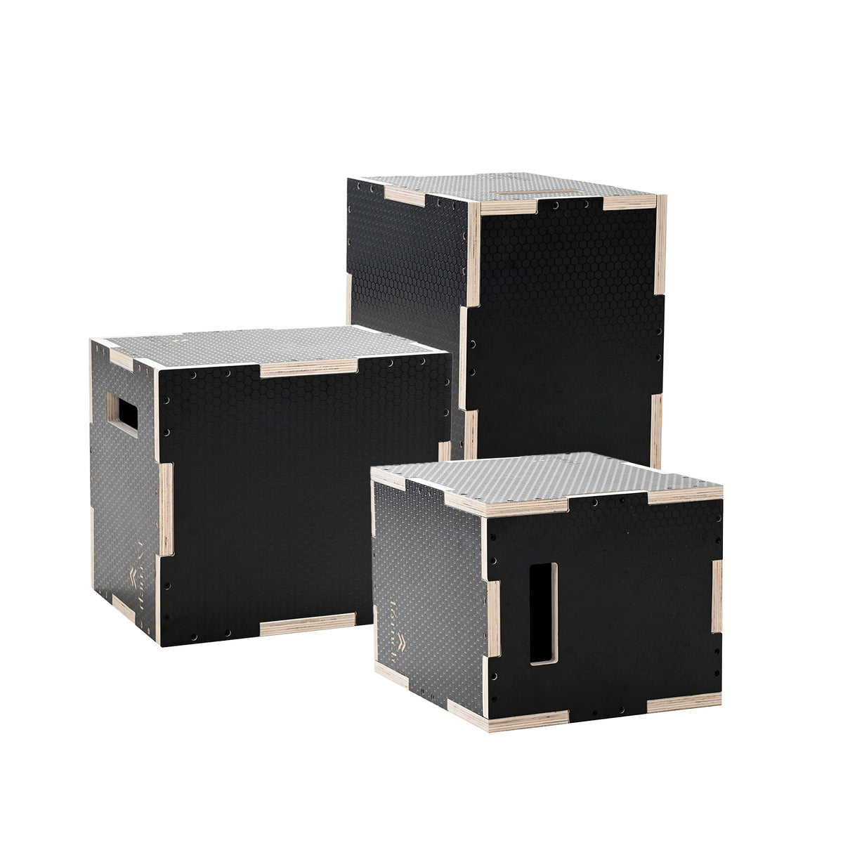 F2  Balance Board Jump Plyobox  41x36x31cm Schwarz