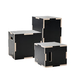 F2  Balance Board Jump Plyobox  41x36x31cm Schwarz