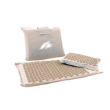 F2  Balance Board Reflexology Set Akkupressur Leinen 45,5x70,5cm Beige