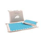 F2  Balance Board Reflexology Set Akkupressur Leinen 45,5x70,5cm Türkis